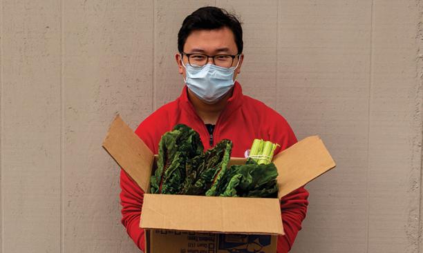 At a California Food Bank, Anthony Shu ’16 Watches Needs Grow